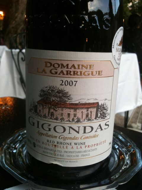 Domain La Garrigue, Gigondas 2007, red