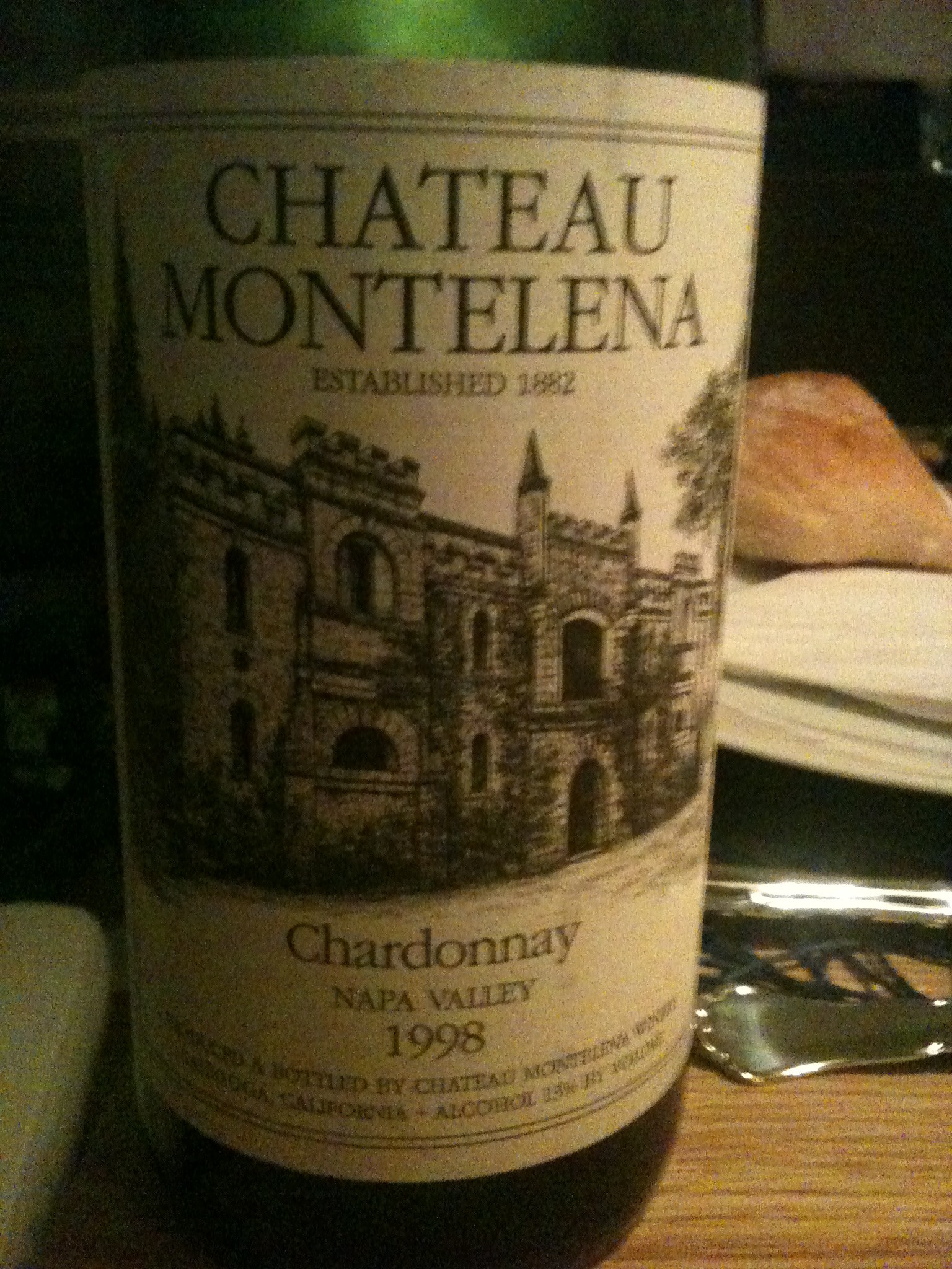 Chateau Montelena Chardonnay 1998