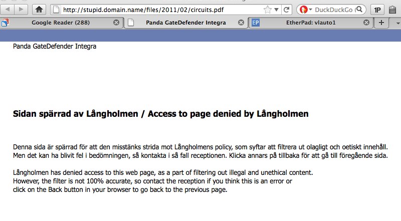 Långholmen blocks Patrik Fältström