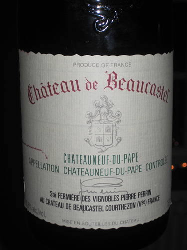 Château de Beaucastel, Red, 1998