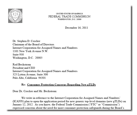 FTC Letter