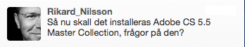 Rikard tweets